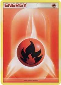 Fire Energy (2007 Unnumbered D P Style) [League & Championship Cards]