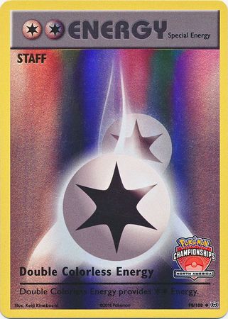 Double Colorless Energy (90/108) (NA Championship Promo Staff) [XY: Evolutions]