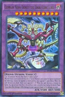 Crimson Nova Trinity the Dark Cubic Lord [MVP1-EN040] Ultra Rare