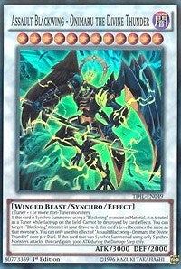 Assault Blackwing - Onimaru the Divine Thunder [TDIL-EN049] Super Rare