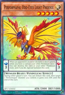 Performapal Odd-Eyes Light Phoenix (Starfoil) [SP17-EN032] Starfoil Rare
