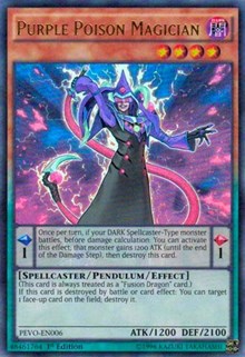 Purple Poison Magician [PEVO-EN006] Ultra Rare