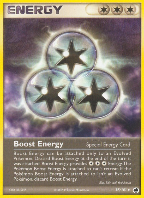 Boost Energy (87/101) [EX: Dragon Frontiers]