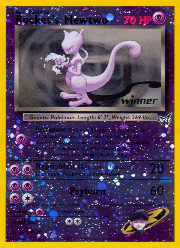 Rocket's Mewtwo (8) [Best of Promos]