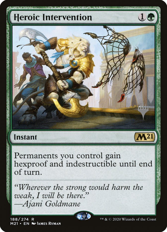 Heroic Intervention (Promo Pack) [Core Set 2021 Promos]
