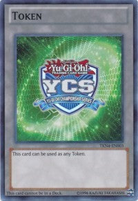 Yu-Gi-Oh Championship Series Token (Green) [TKN4-EN003] Super Rare