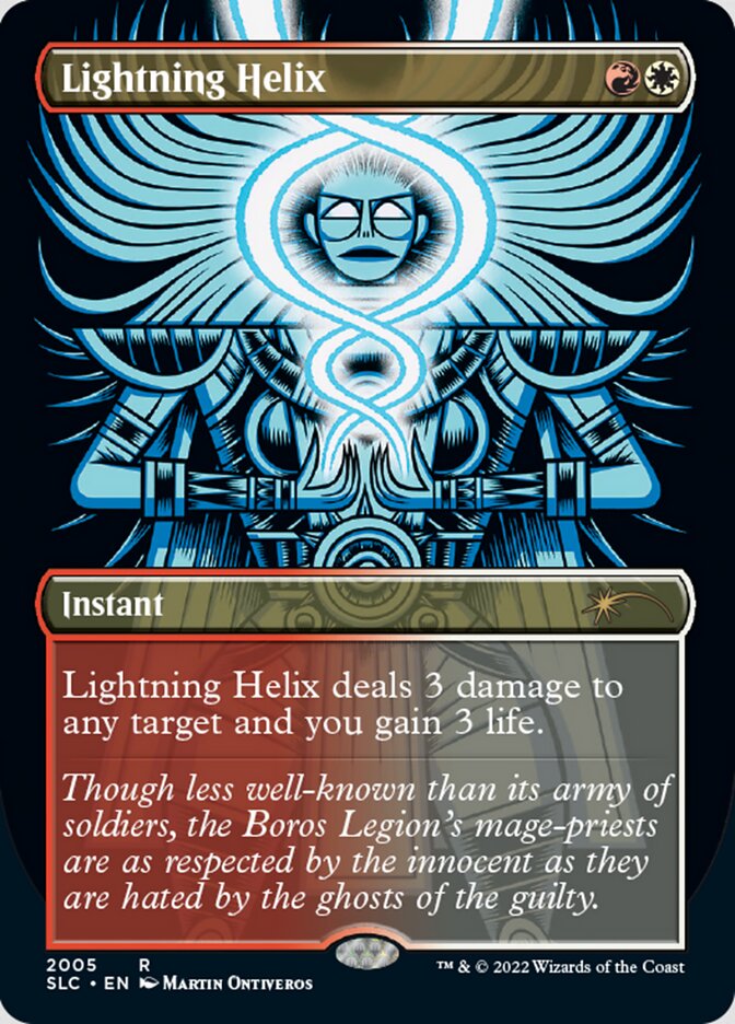 Lightning Helix (Borderless) [Secret Lair 30th Anniversary Countdown K
