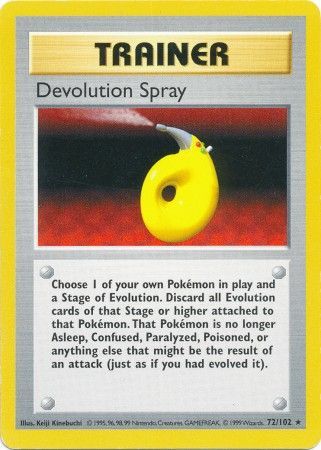 Devolution Spray (72/102) [Base Set Shadowless Unlimited]