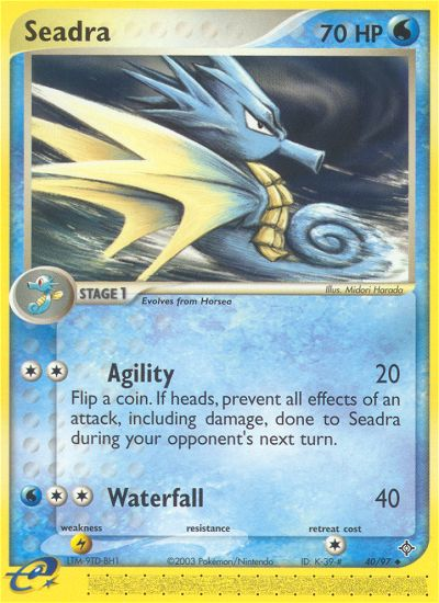 Seadra (40/97) [EX: Dragon]