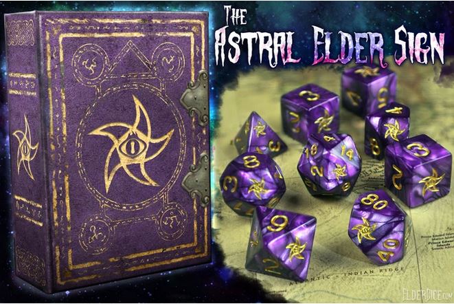 Elder Dice - Infinite Black - Polyhedral