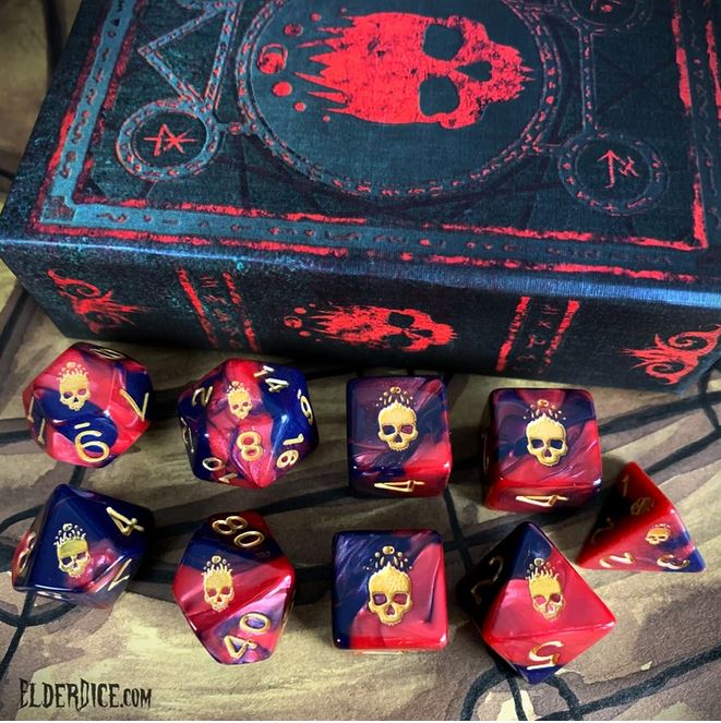 Elder Dice - Infinite Black - Polyhedral