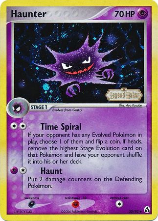 Haunter (35/92) (Stamped) [EX: Legend Maker]