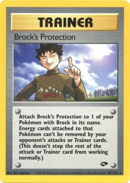 Brock's Protection (101/132) [Gym Challenge Unlimited]