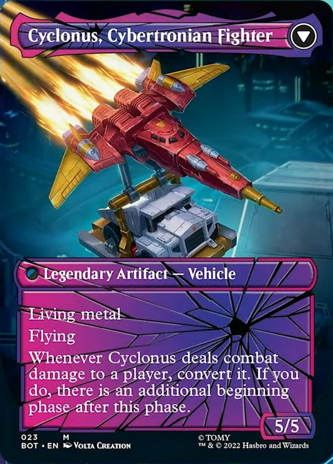 Cyclonus, the Saboteur // Cyclonus, Cybertronian Fighter (Shattered Glass) [Universes Beyond: Transformers]