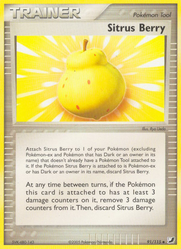 Sitrus Berry (91/115) [EX: Unseen Forces]