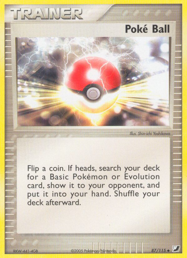 Poke Ball (87/115) [EX: Unseen Forces]